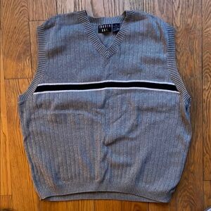 Men's Gray Sweater Vest by Trader Bay